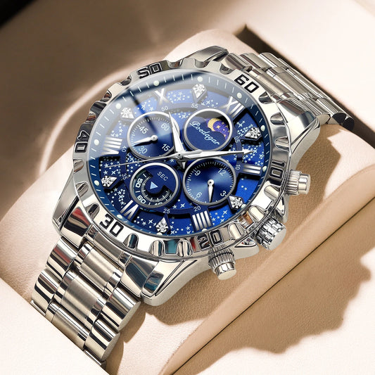 POEDAGAR 973 Men's Chronograph Watch – view 2