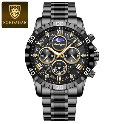 POEDAGAR 973 Men's Chronograph Watch – view 30
