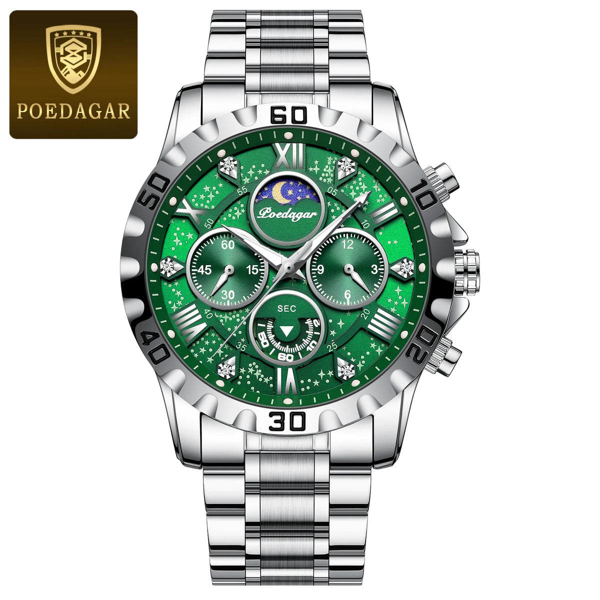 POEDAGAR 973 Men's Chronograph Watch – view 33