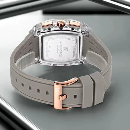 Luxury Transparent Chronograph Watch – Bold Style, Premium Design